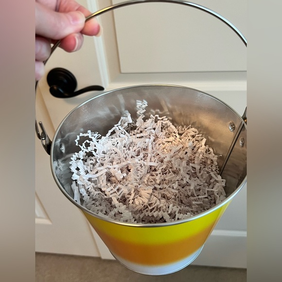 Candy Corn Painted Bucket for Trick-or-Treating! - Picture 3 of 5